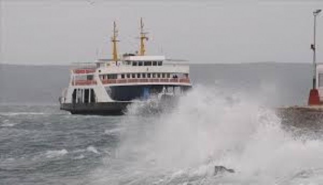 Marmara'da feribot seferleri iptal